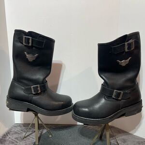 Harley Davidson Steel Toe 91137 ST Mega Conductor Boots Black Size 11.5 Men NWOT